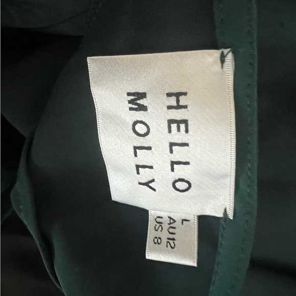 Hello Molly Expressed Permission Dress FOREST GREEN - Picture 10 of 11